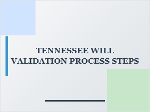 Tennessee Will Validation Process Steps